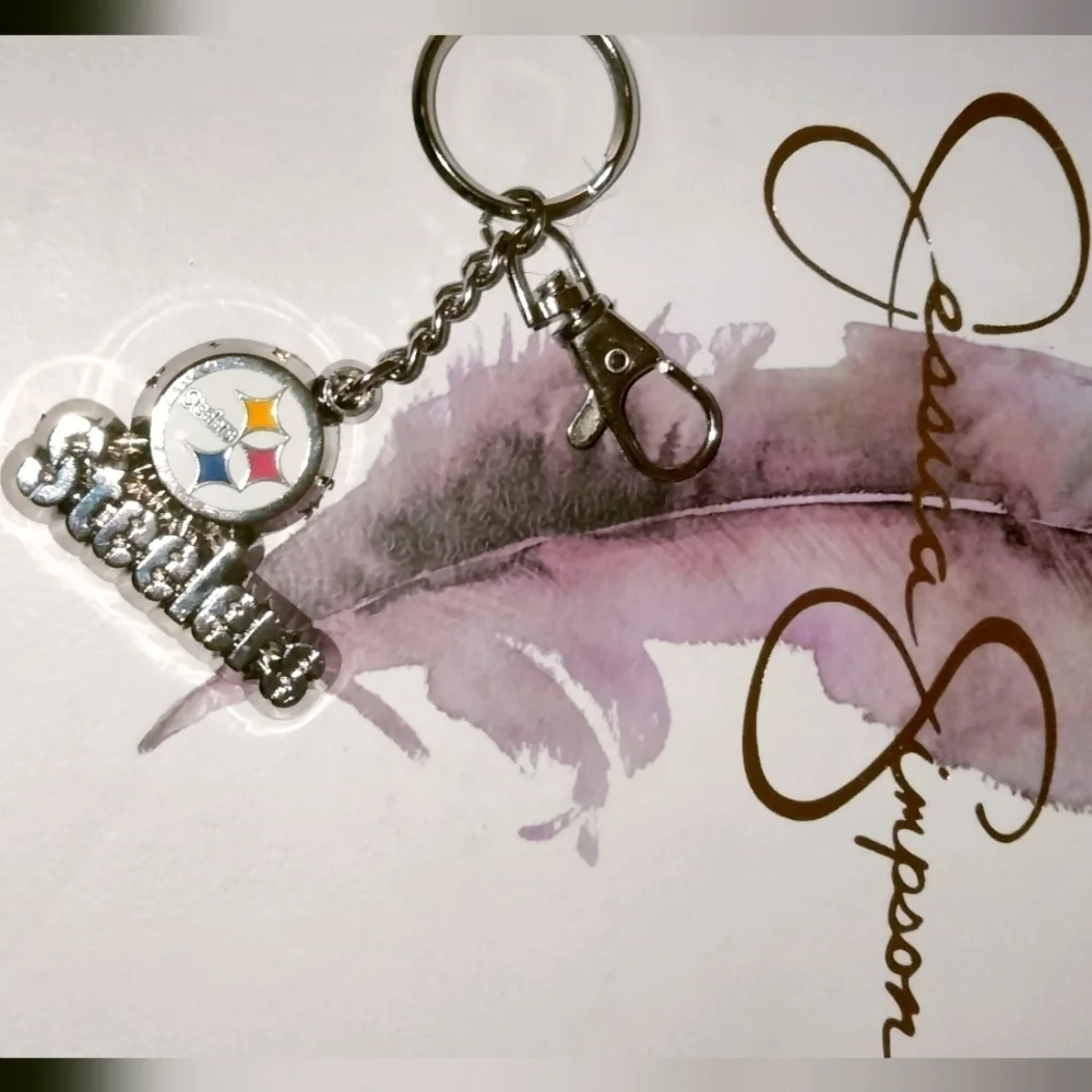 Heavy Duty Steelers keychain